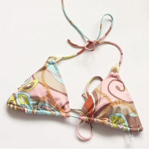 Victoria’s Secret Gold Chain Bikini Top